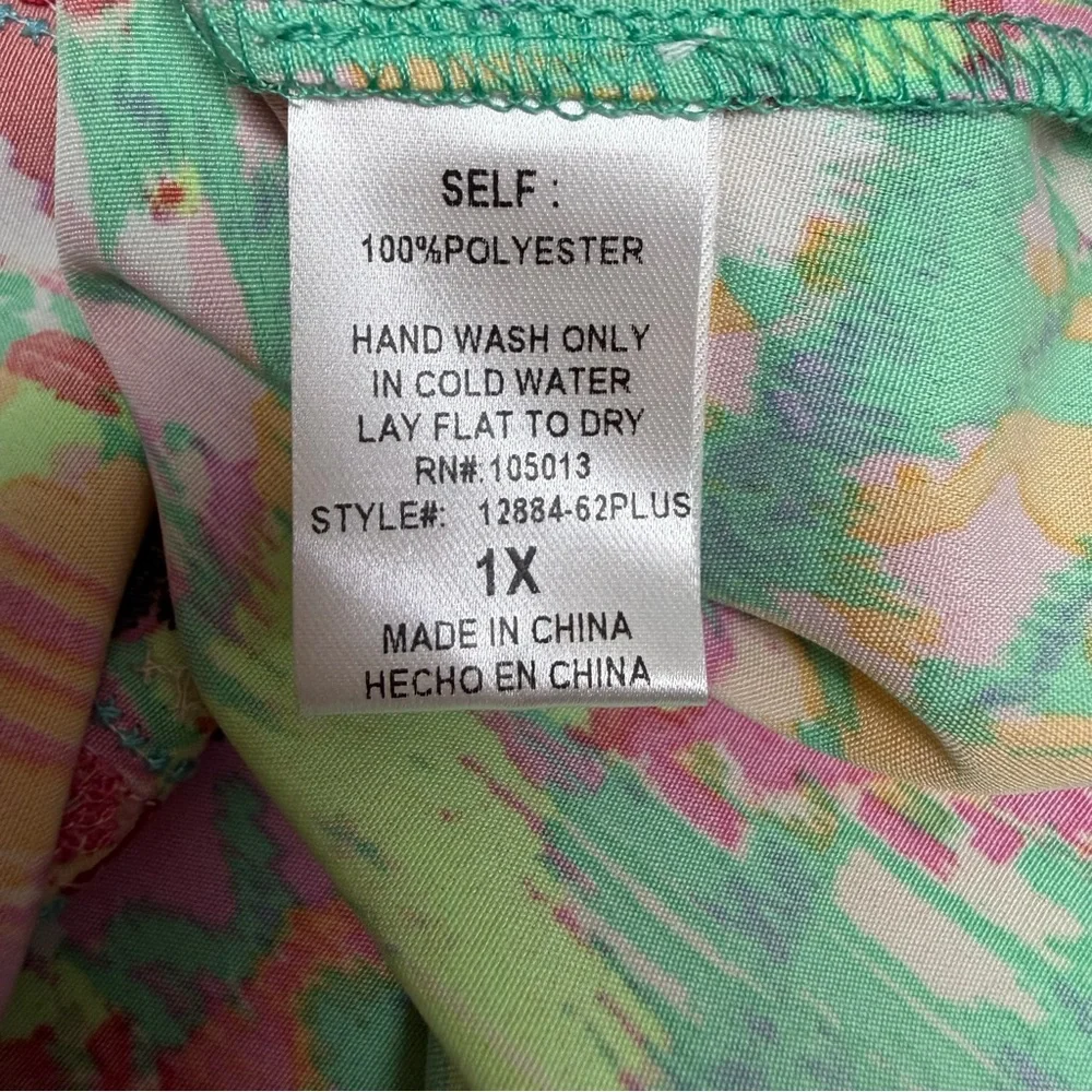 Savanna Jane Arcadia  Floral Embroidered Tunic size 1X nwt - Picture 6 of 10